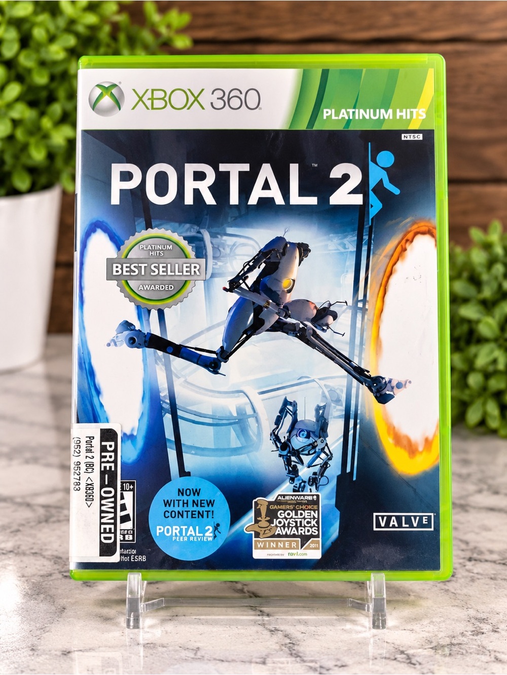 Portal 2 Platinum Hits Xbox 360 Game Complete CIB